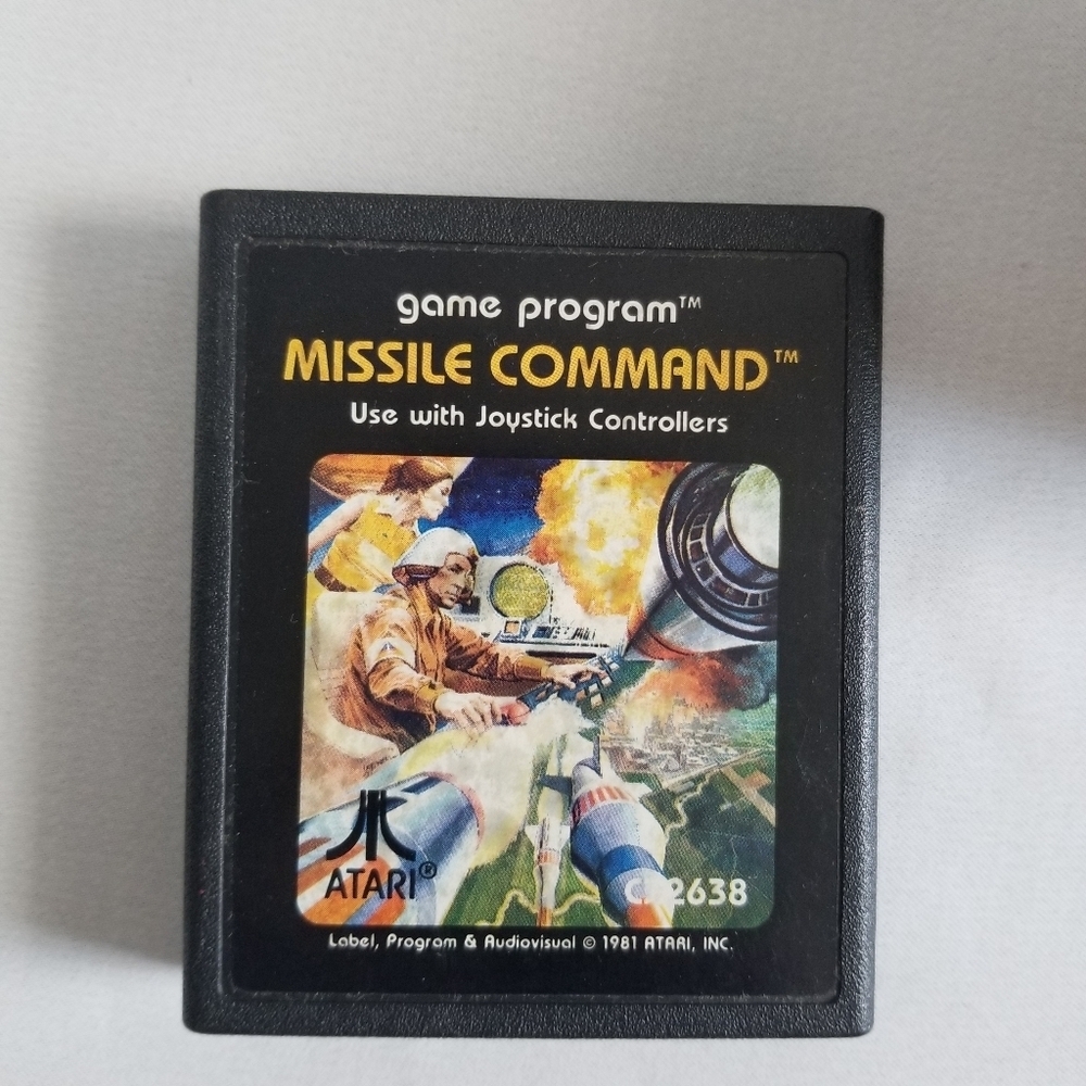 1981 Missile Command Atari Video Game